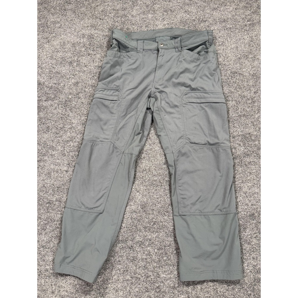 Alaskan Hardgear Cargo Pants Mens 38x30 Gray Workwear Straight Leg Pockets Field